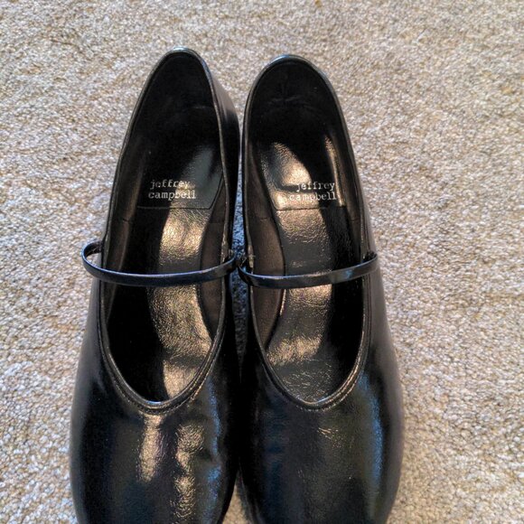 NIB Jeffrey Campbell MY-DREAM Black Kitten Heels - Picture 3 of 7